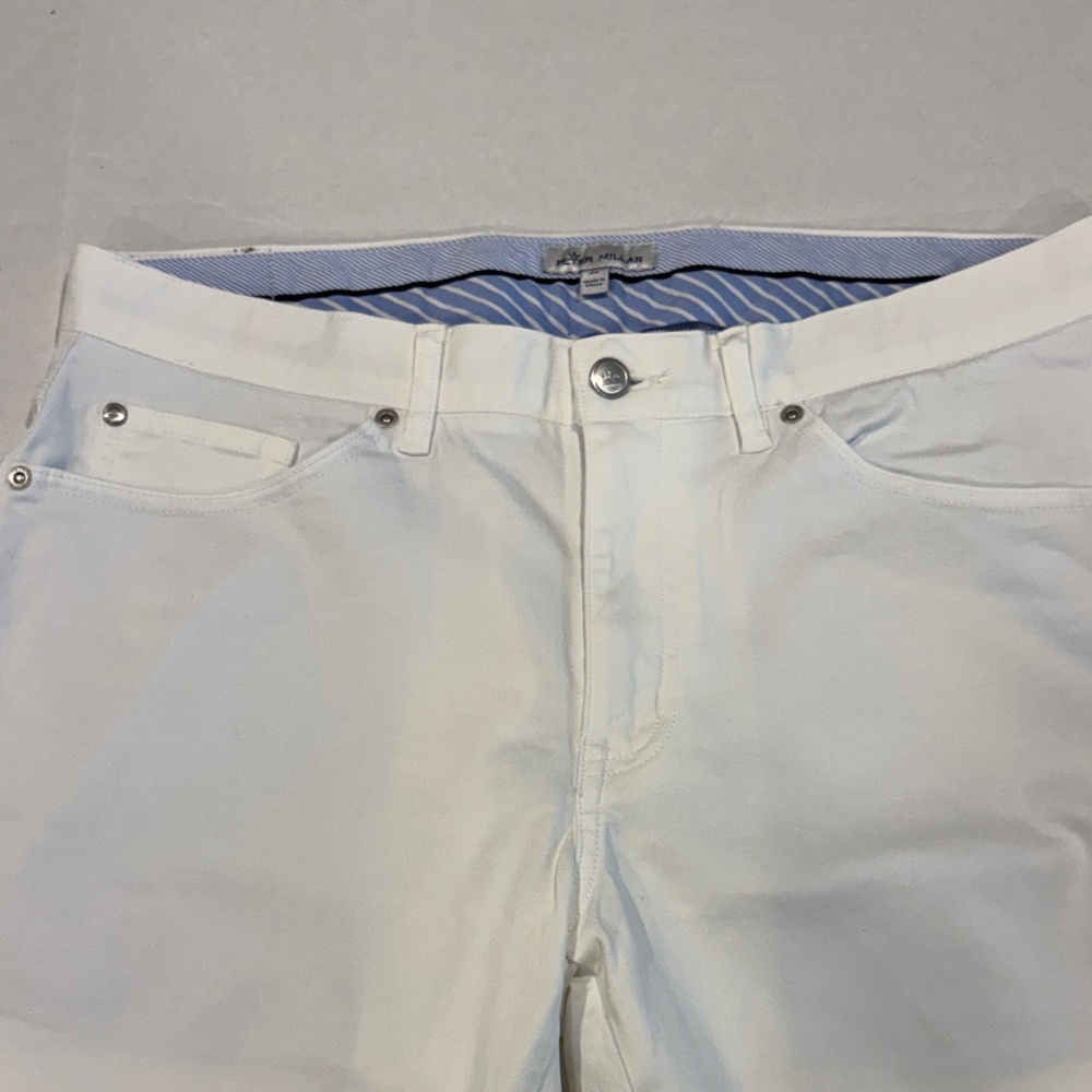 Peter millar sueded sateen 5 pocket pant men’s 34-32